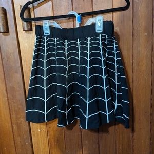 Spiderweb skater skirt